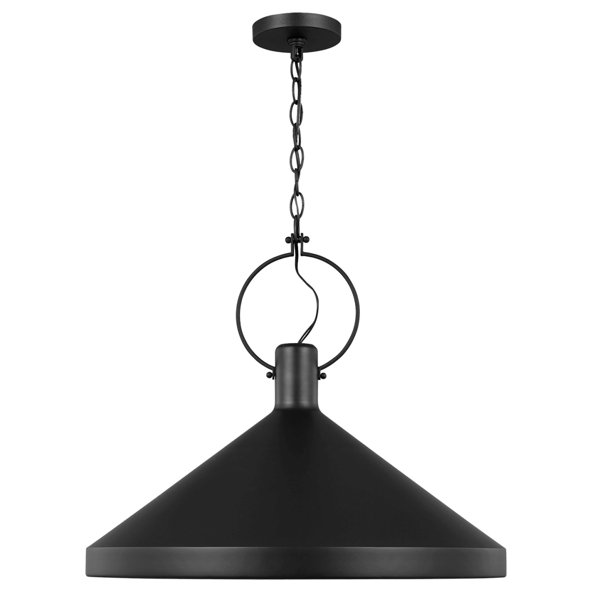 Suspension Lyon - Noir de minuit 24" Ampoules DEL incluses by Visual Comfort Studio | Luminaires & cie