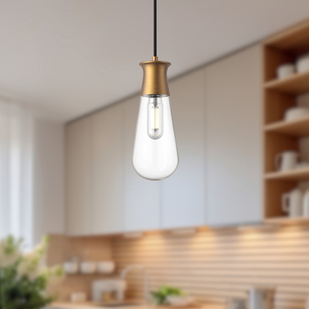Suspension Marcel - Or vieilli 4 3/8" by Alora Lighting | Luminaires & cie