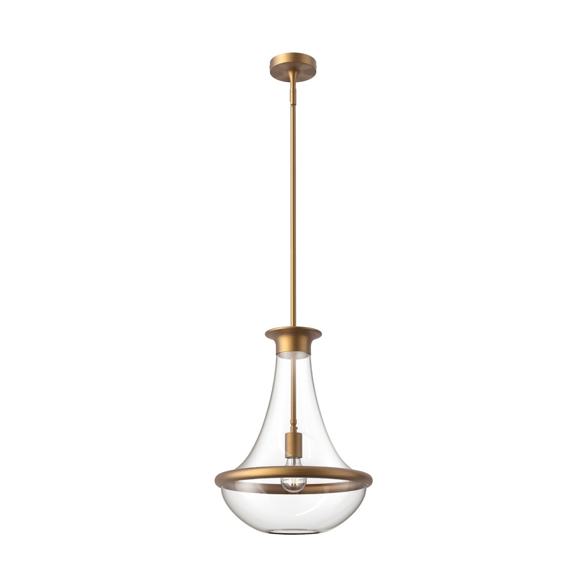 Suspension Marcel - Or vieilli 10 1/8" by Alora Lighting | Luminaires & cie