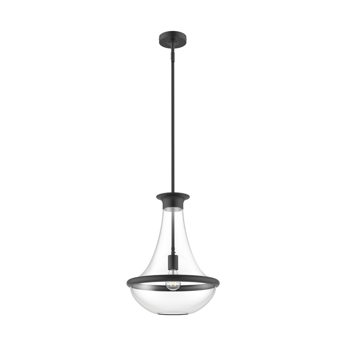 Suspension Marcel - Noir mat 10 1/8" by Alora Lighting | Luminaires & cie