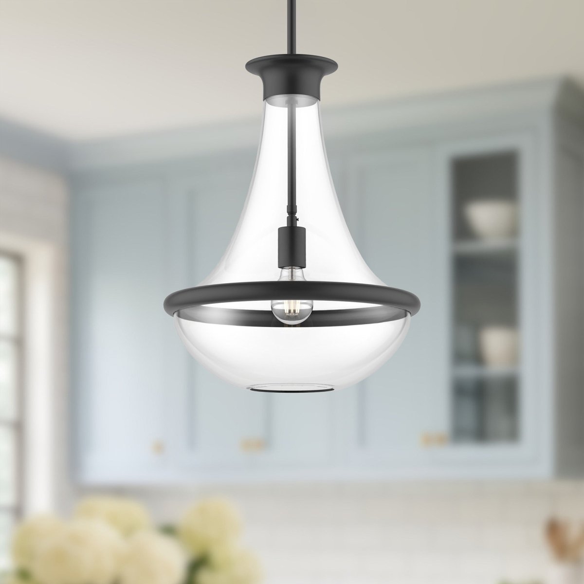 Suspension Marcel - Noir mat 10 1/8" by Alora Lighting | Luminaires & cie