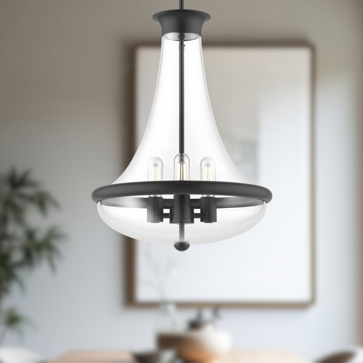Suspension Marcel - Noir mat 17 1/2" by Alora Lighting | Luminaires & cie