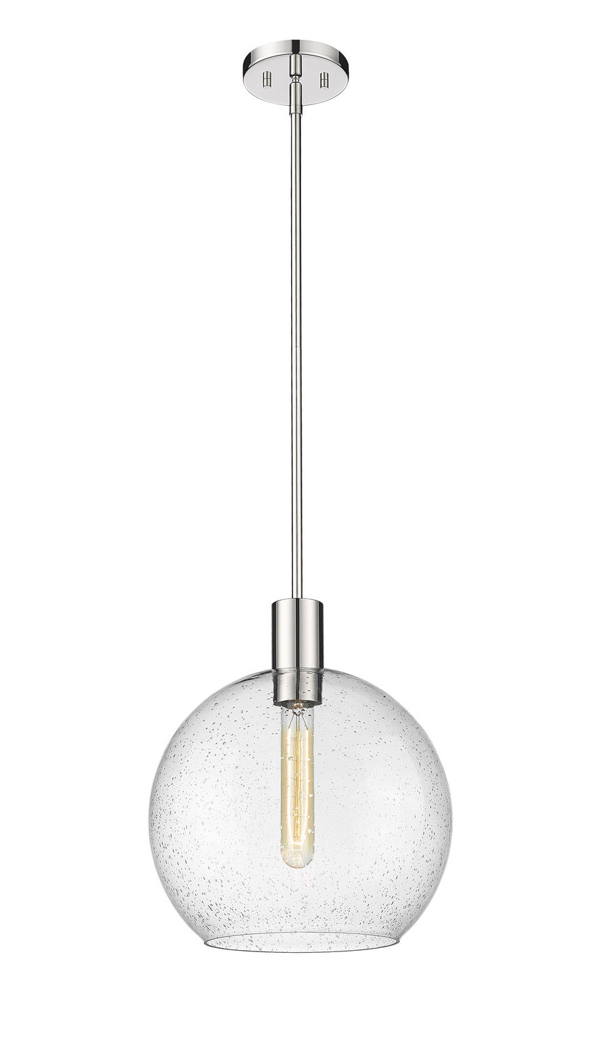 Suspension Margo Nickel poli, Grené transparent – Z-Lite