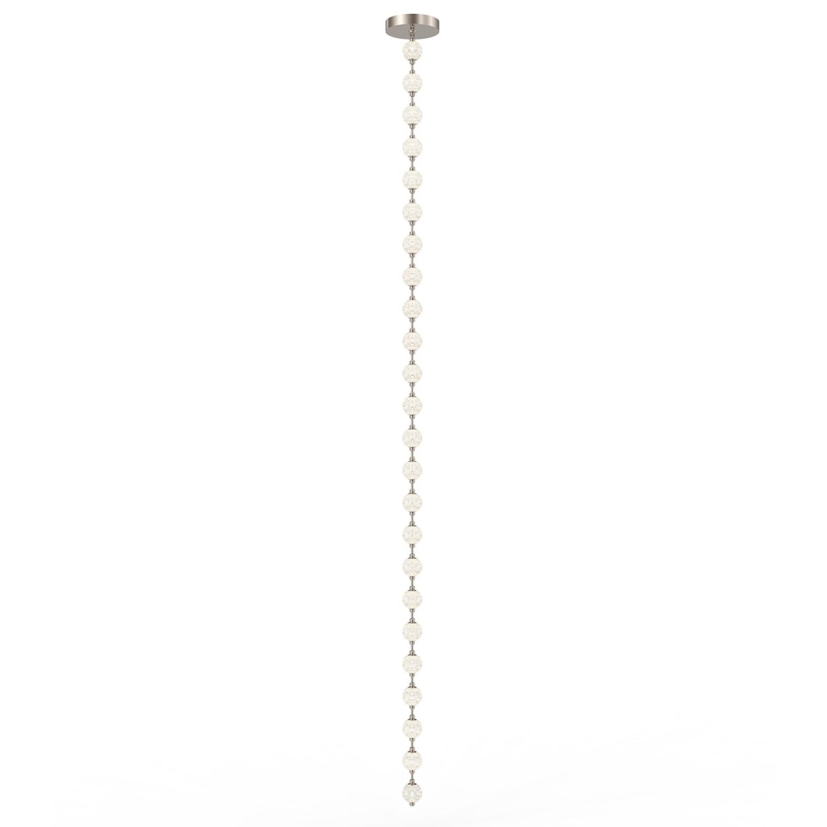 Suspension Marni - Nickel poli 171 1/2" Driver dans le canopy by Alora Lighting | Luminaires & cie