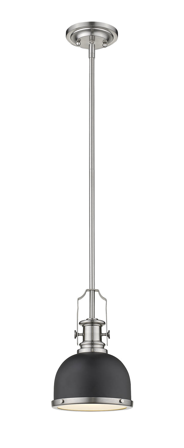 Mini-suspension Melange Noir mat + Nickel brossé – Z-Lite