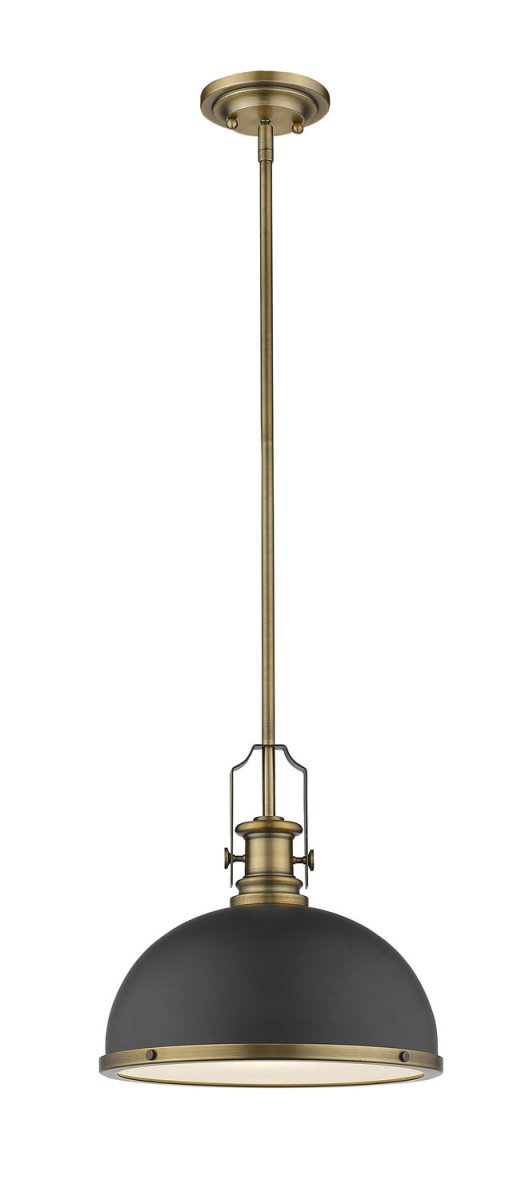 Suspension Melange - Bronze + Laiton patrimoine by Z-Lite | Luminaires & cie