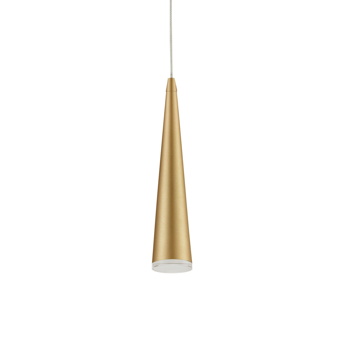 Mini-suspension Mina Or brossé, 13 1/2" – Kuzco Lighting
