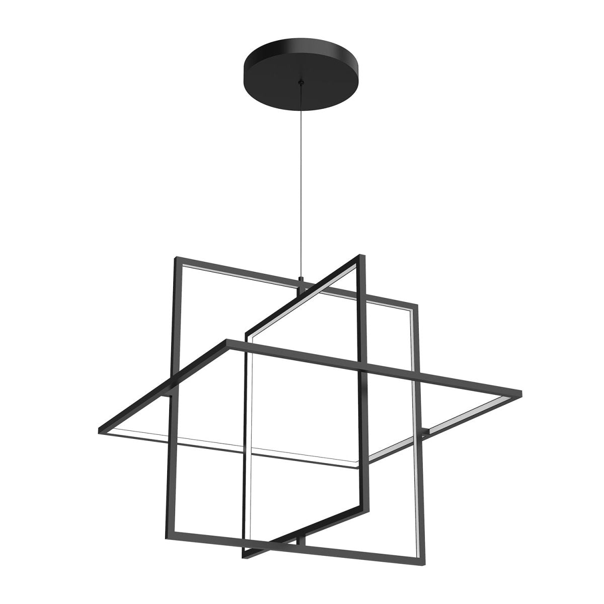 Suspension Mondrian - Noir 27 5/8" by Kuzco Lighting | Luminaires & cie