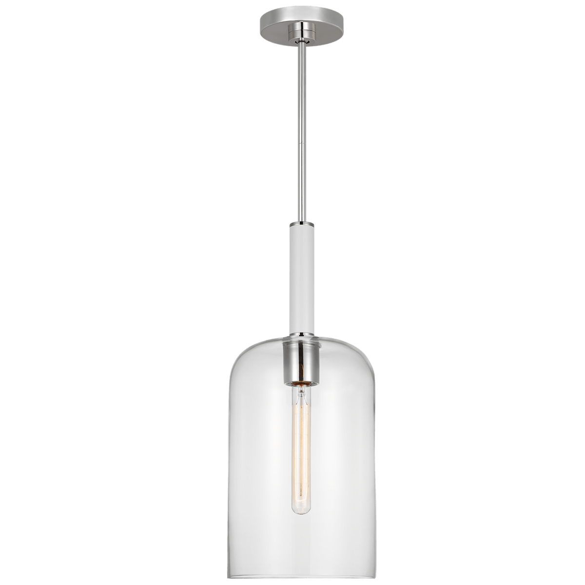 Suspension Monroe - Nickel poli 8 3/4" by Visual Comfort Studio | Luminaires & cie