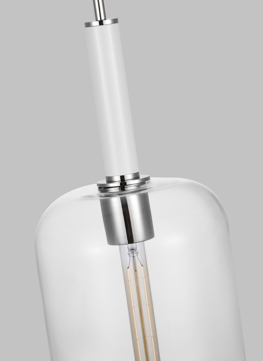 Suspension Monroe - Nickel poli 8 3/4" by Visual Comfort Studio | Luminaires & cie