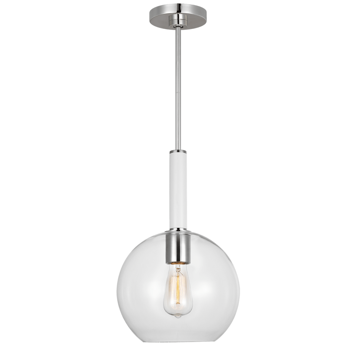 Suspension Monroe - Nickel poli 10 3/8" by Visual Comfort Studio | Luminaires & cie