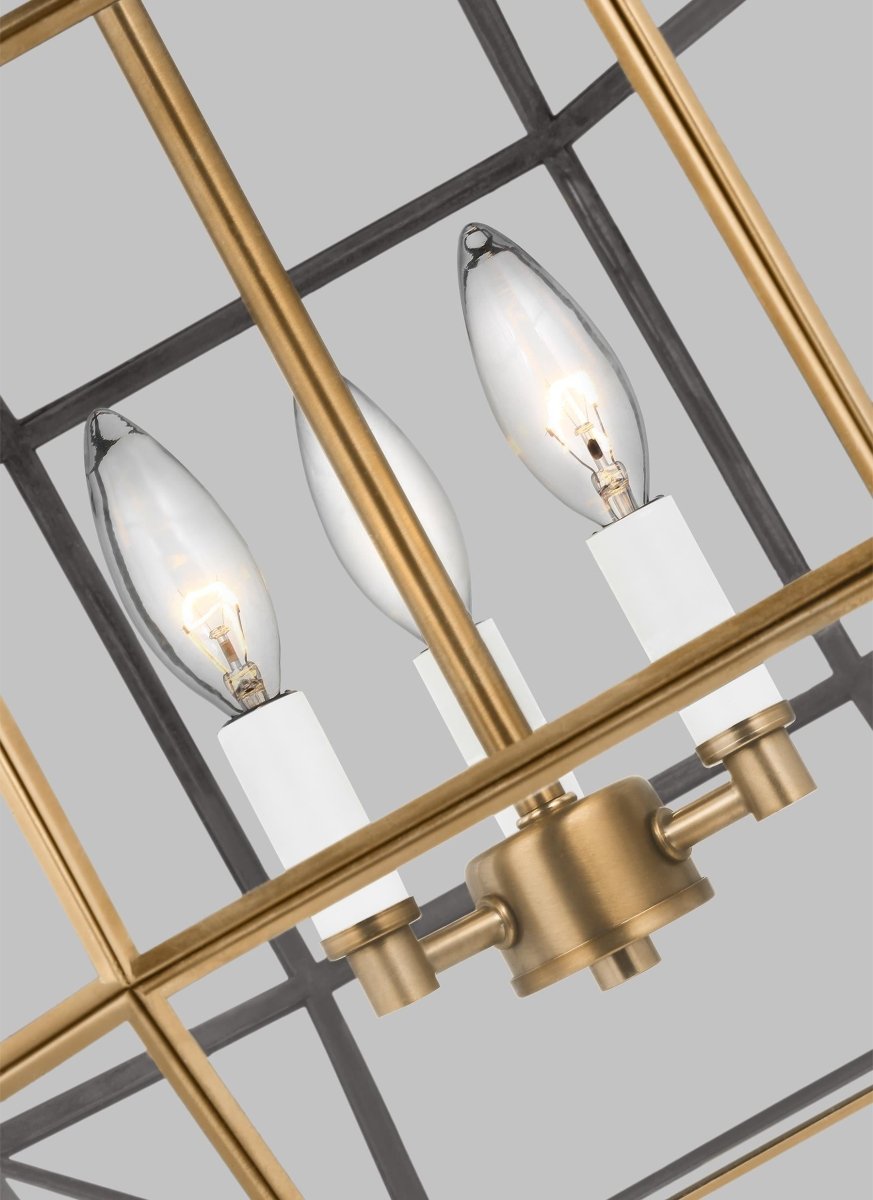 Suspension Morrison S - Laiton satiné Clair Ampoules non - incluses by Visual Comfort Studio | Luminaires & cie