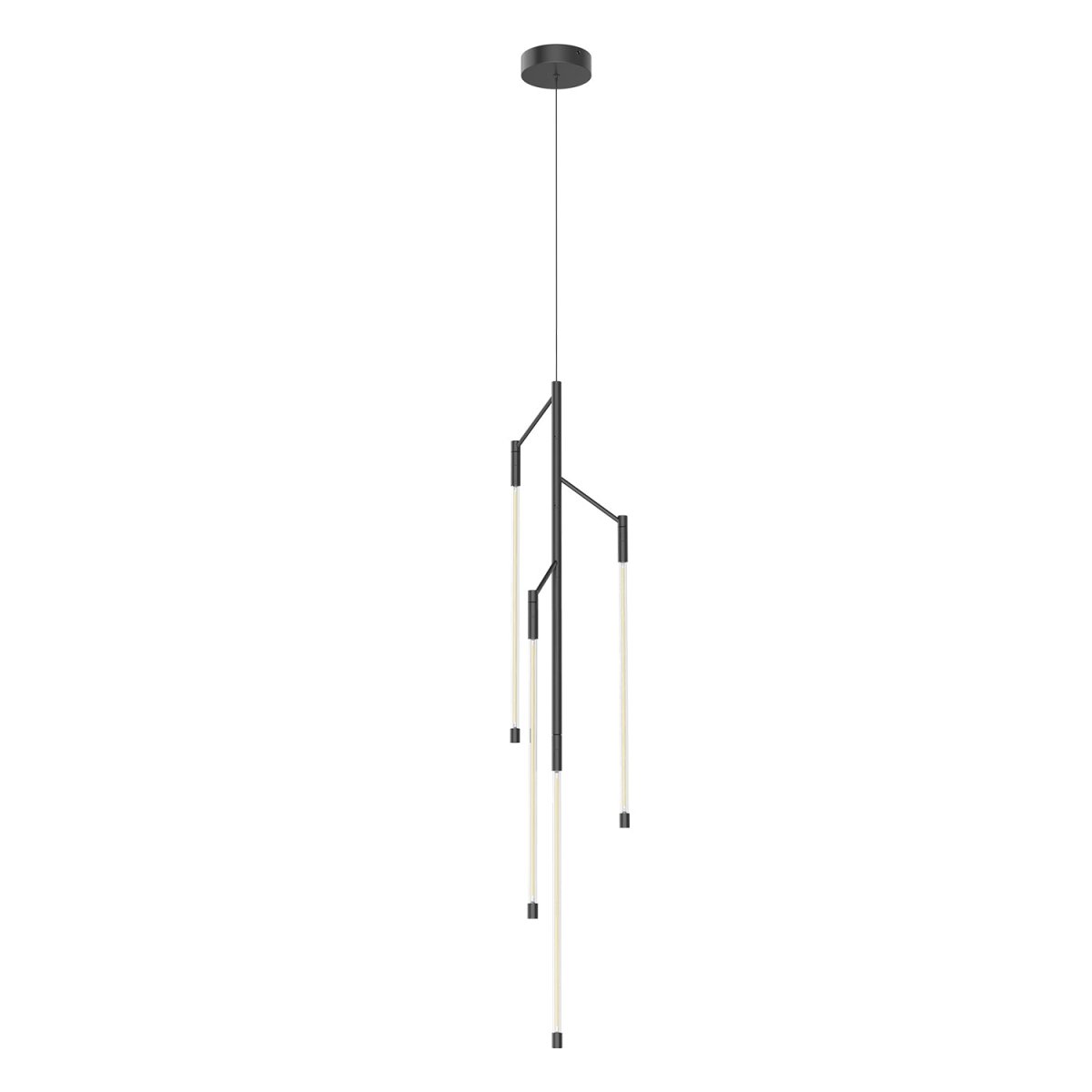Suspension Motif - Noir 10 1/4" 45 3/4" by Kuzco Lighting | Luminaires & cie