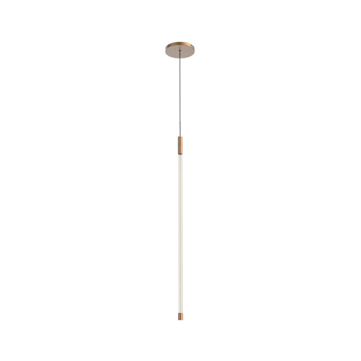 Suspension Motif - Or brossé 3" 26 3/4" by Kuzco Lighting | Luminaires & cie