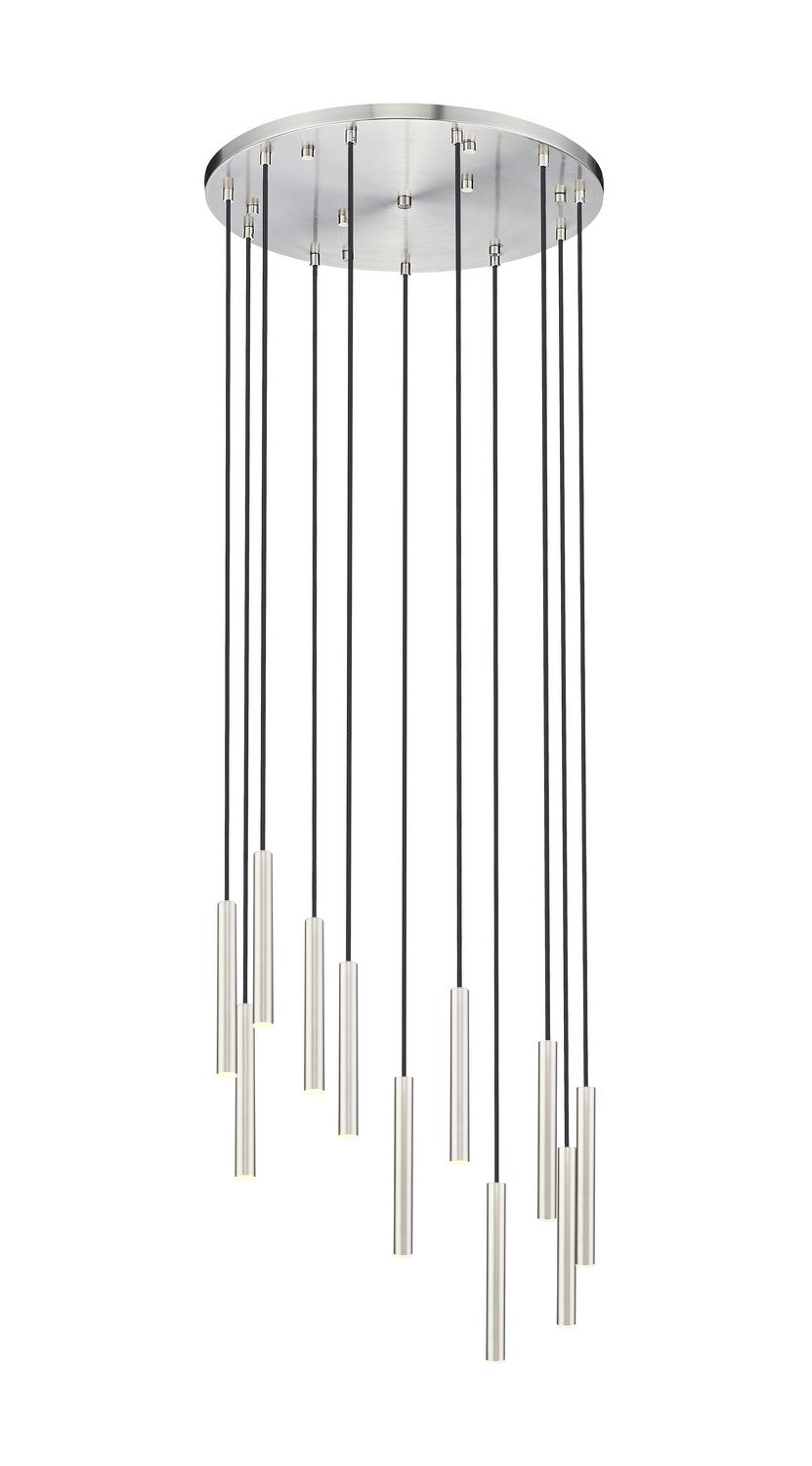 Suspension multiple 12" Forest nombre de suspensions 11, Nickel brossé, Nickel brossé – vue 2