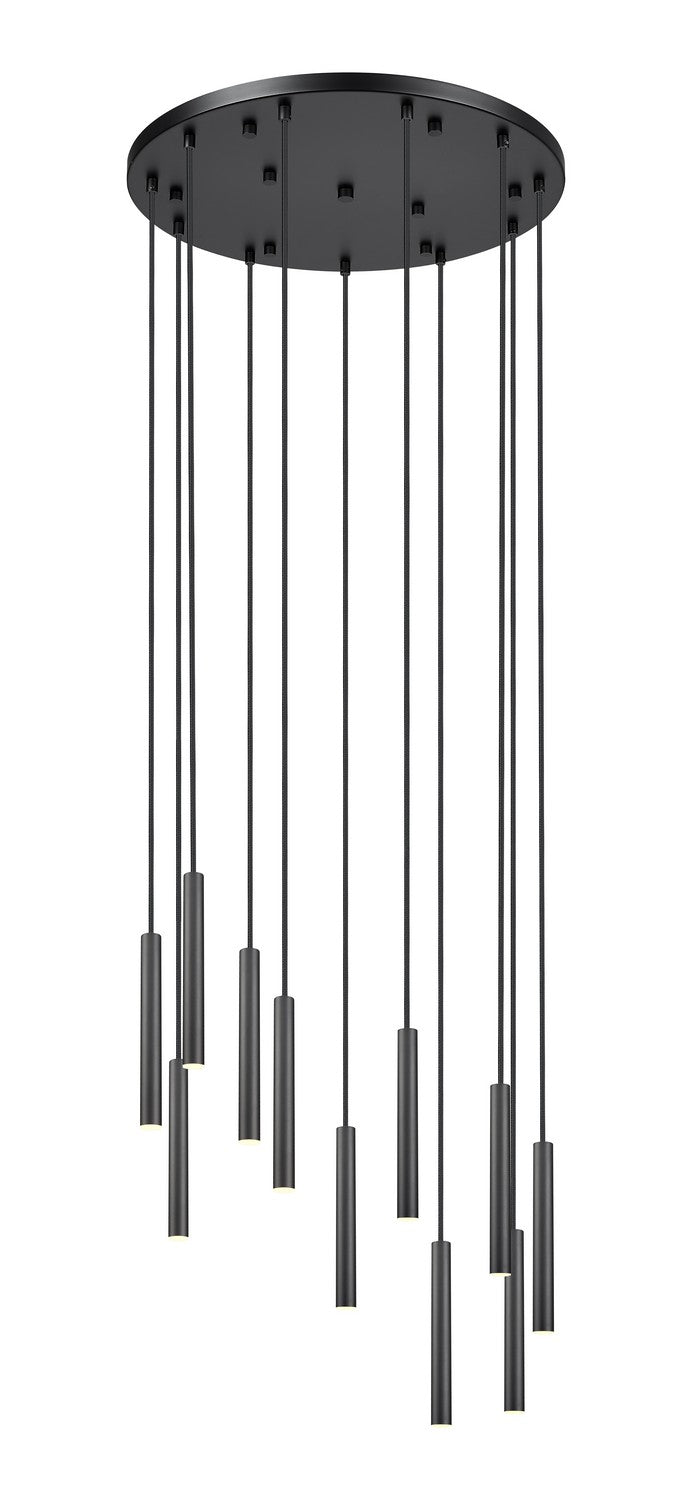 Suspension multiple 12" Forest nombre de suspensions 11, Noir mat, Noir mat – vue 2