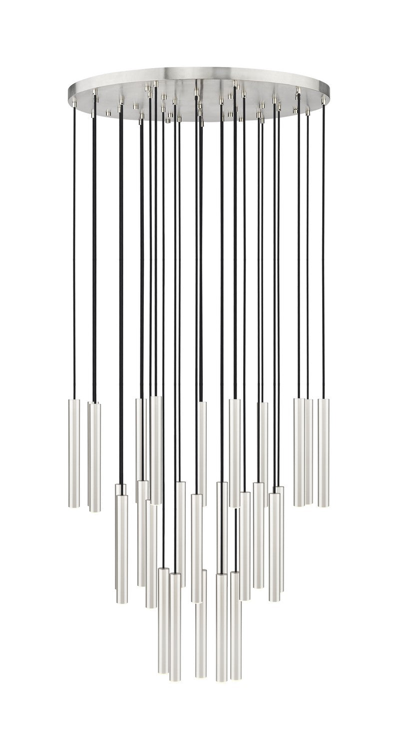 Suspension multiple 12" Forest nombre de suspensions 27, Nickel brossé, Nickel brossé – vue 3