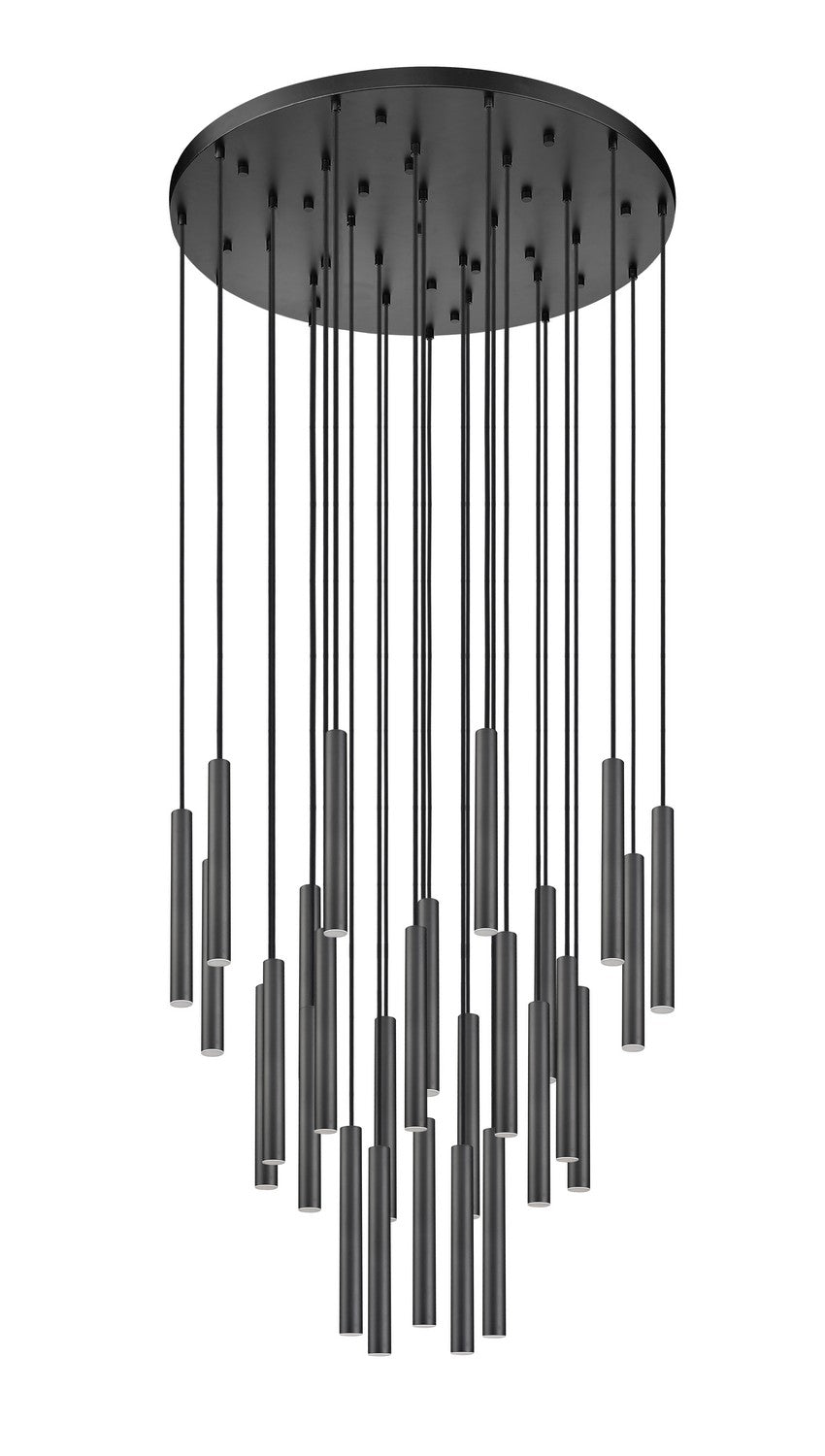 Suspension multiple 12" Forest nombre de suspensions 27, Noir mat, Noir mat – vue 4