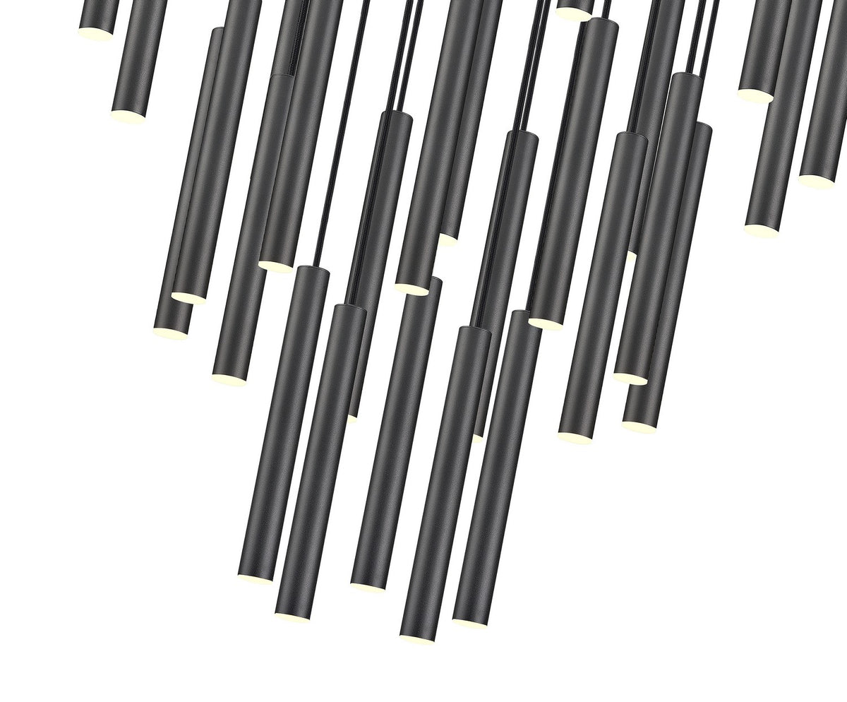 Suspension multiple 12" Forest nombre de suspensions 27, Noir mat, Noir mat – vue 5