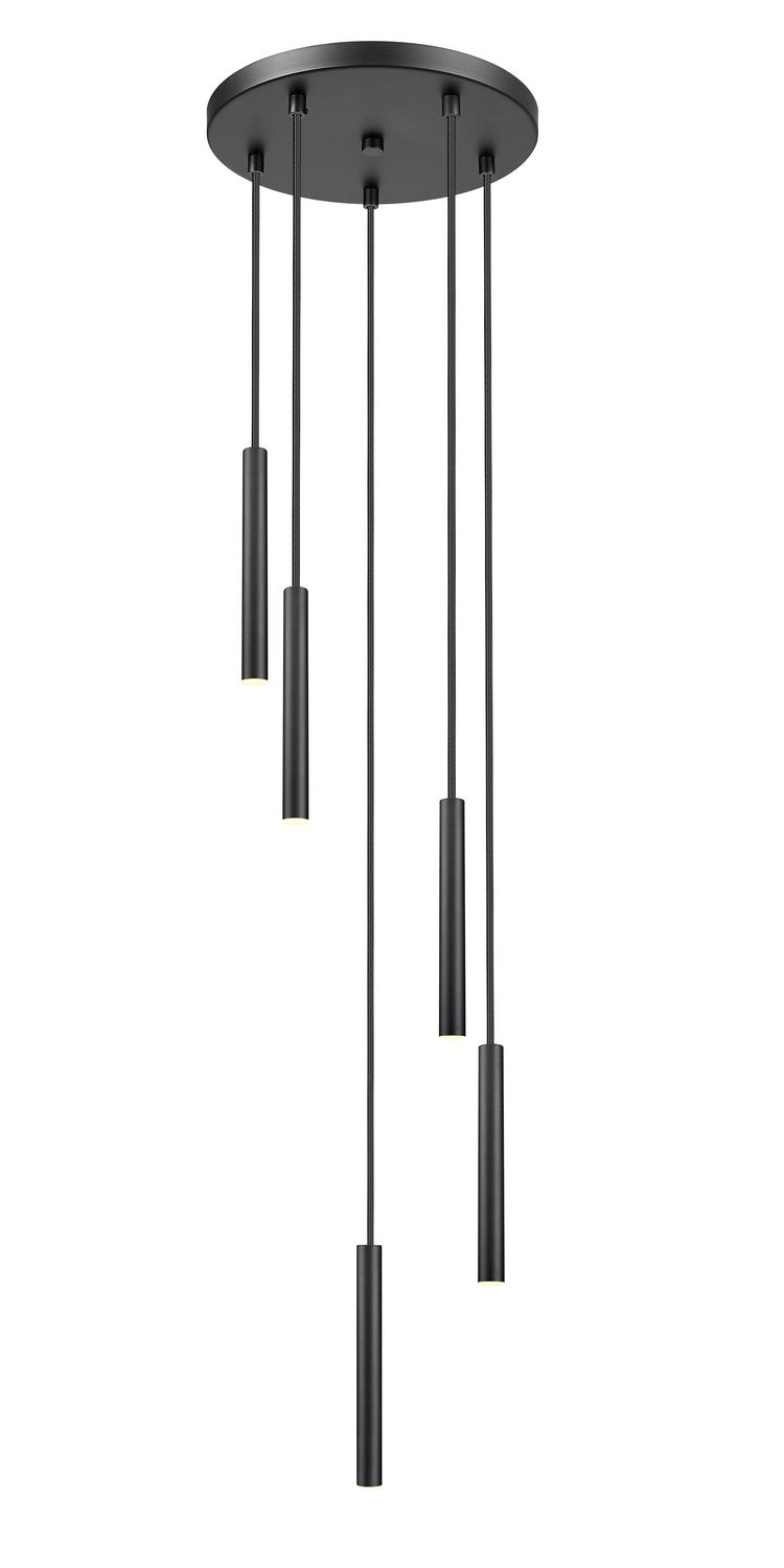 Suspension multiple 12" Forest nombre de suspensions 5, Noir mat, Noir mat – vue 2