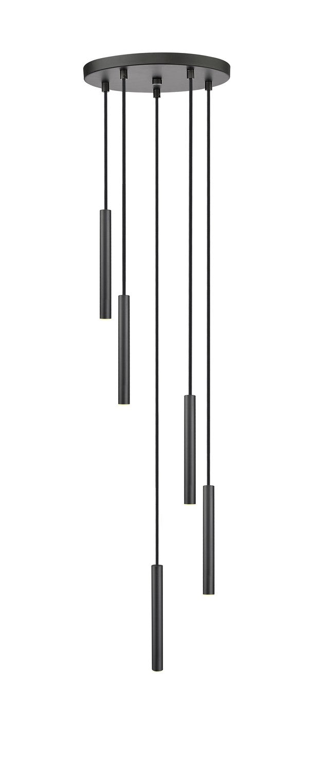 Suspension multiple 12" Forest nombre de suspensions 5, Noir mat, Noir mat – vue 3