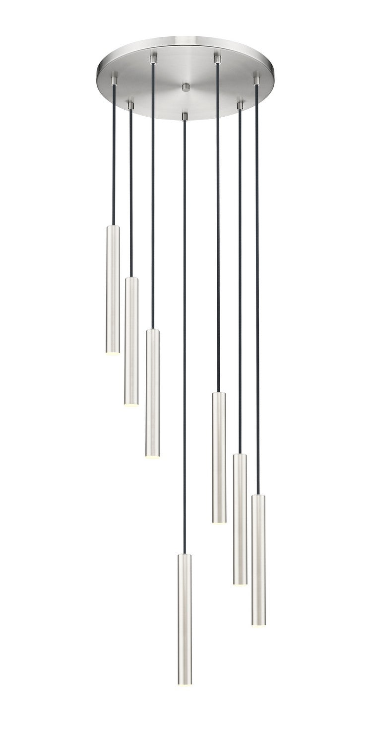 Suspension multiple 12" Forest nombre de suspensions 7, Nickel brossé, Nickel brossé – vue 2
