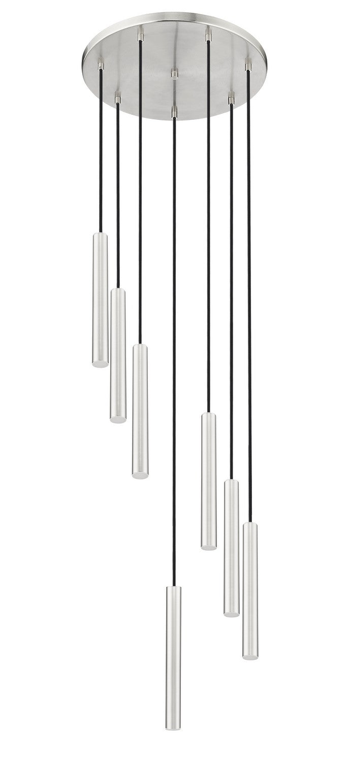 Suspension multiple 12" Forest nombre de suspensions 7, Nickel brossé, Nickel brossé – vue 4