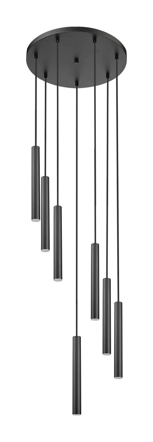 Suspension multiple 12" Forest nombre de suspensions 7, Noir mat, Noir mat – vue 4