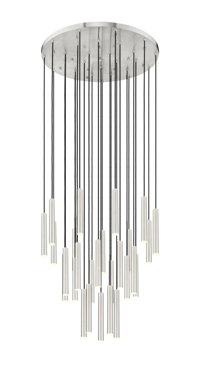 Suspension multiple 12" Forest - 27 Nickel brossé Nickel brossé by Z-Lite | Luminaires & cie