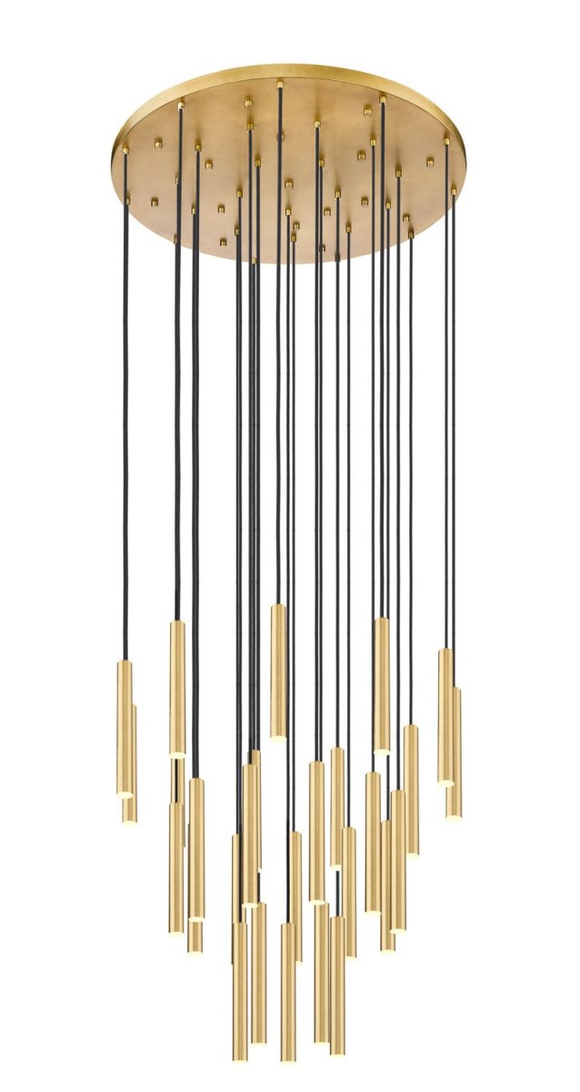 Suspension multiple 12" Forest - 27 Or moderne Or moderne by Z-Lite | Luminaires & cie