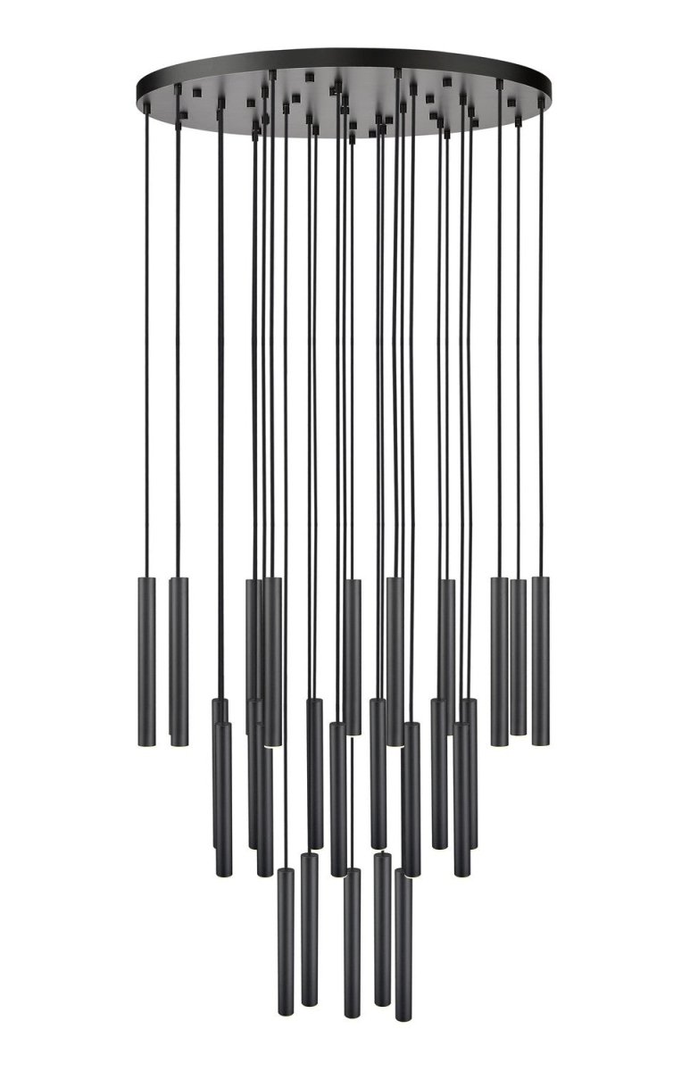 Suspension multiple 12" Forest - 7 Or moderne Or moderne by Z-Lite | Luminaires & cie
