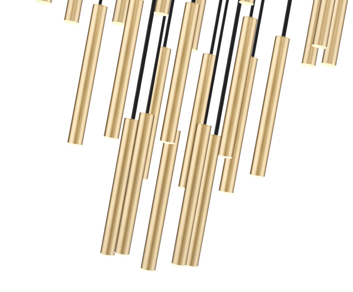 Suspension multiple 12" Forest - 7 Or moderne Or moderne by Z-Lite | Luminaires & cie