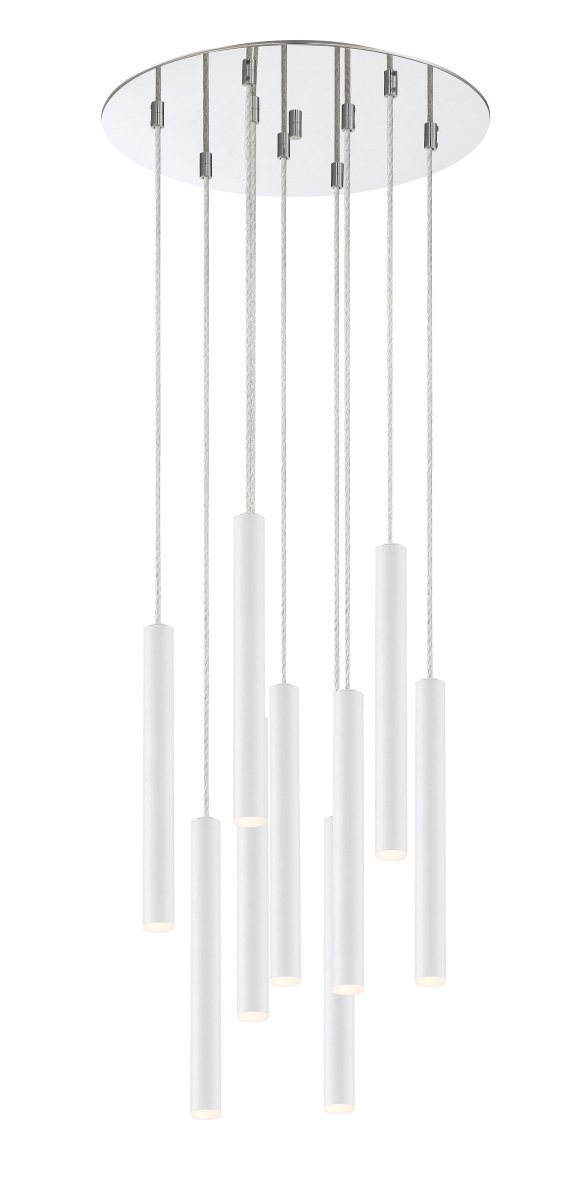 Suspension multiple 12" Forest - 7 Or moderne Or moderne by Z-Lite | Luminaires & cie