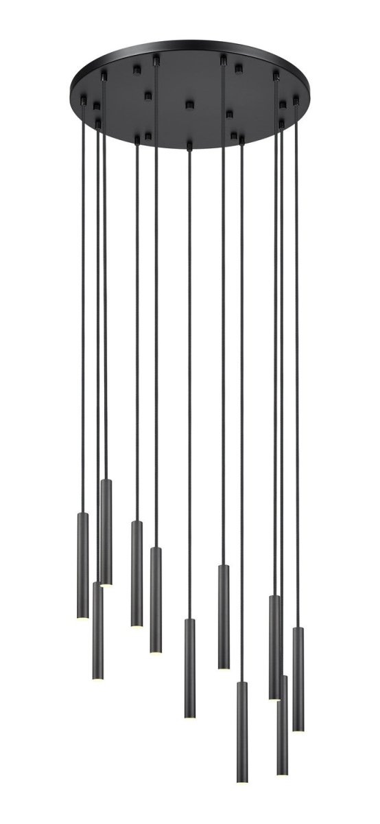 Suspension multiple 12" Forest - 7 Or moderne Or moderne by Z-Lite | Luminaires & cie