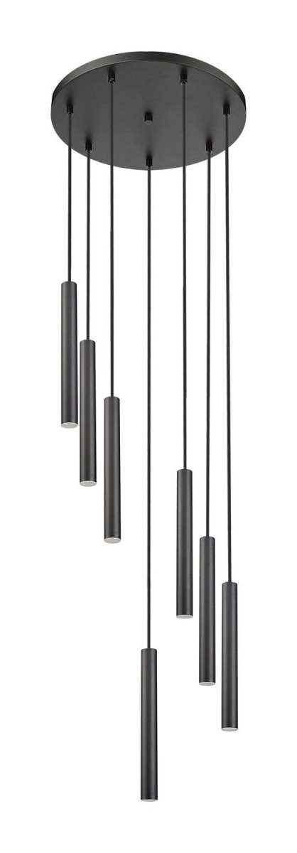 Suspension multiple 12" Forest - 7 Or moderne Or moderne by Z-Lite | Luminaires & cie
