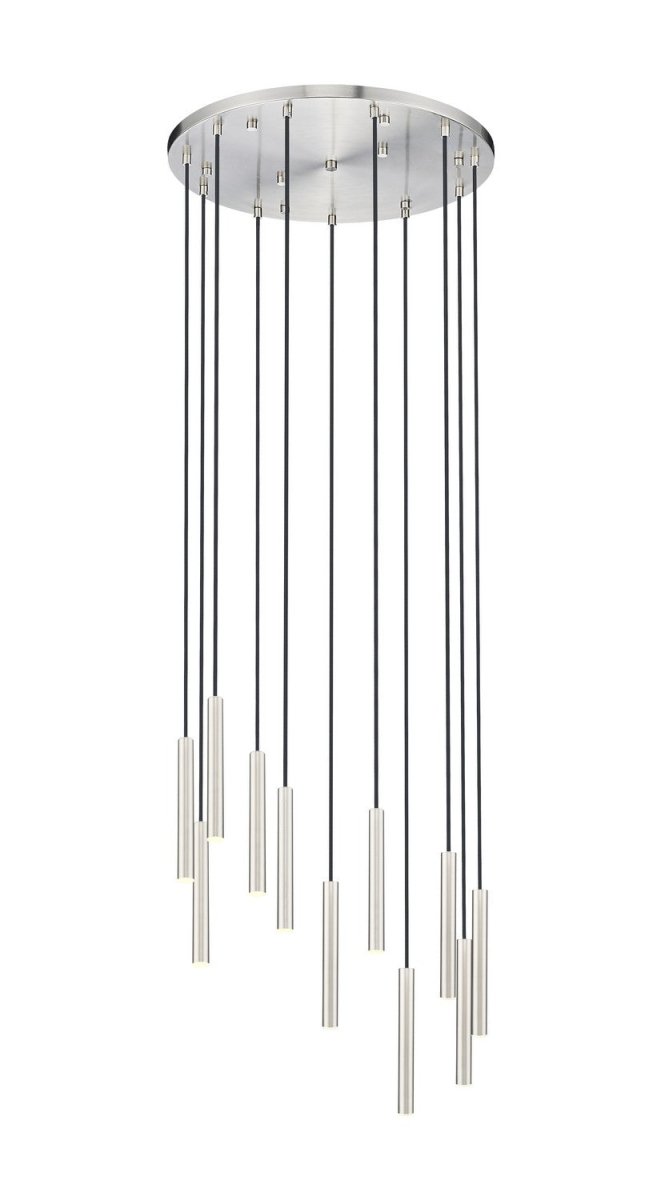 Suspension multiple 12" Forest - 7 Or moderne Or moderne by Z-Lite | Luminaires & cie