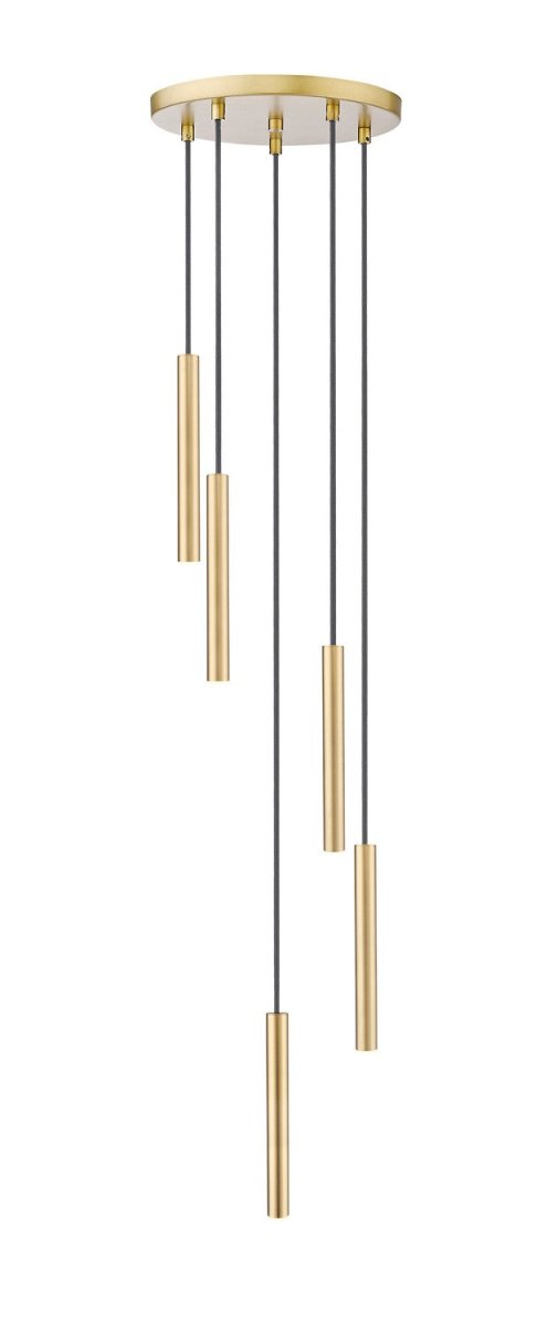 Suspension multiple 12" Forest - 7 Or moderne Or moderne by Z-Lite | Luminaires & cie