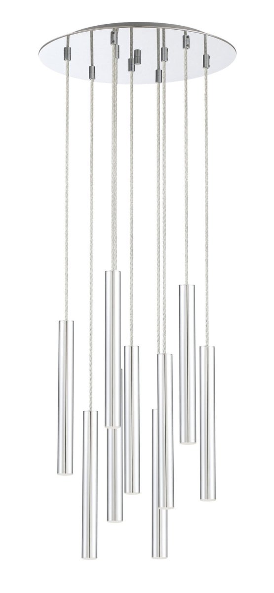 Suspension multiple 12" Forest - 7 Or moderne Or moderne by Z-Lite | Luminaires & cie
