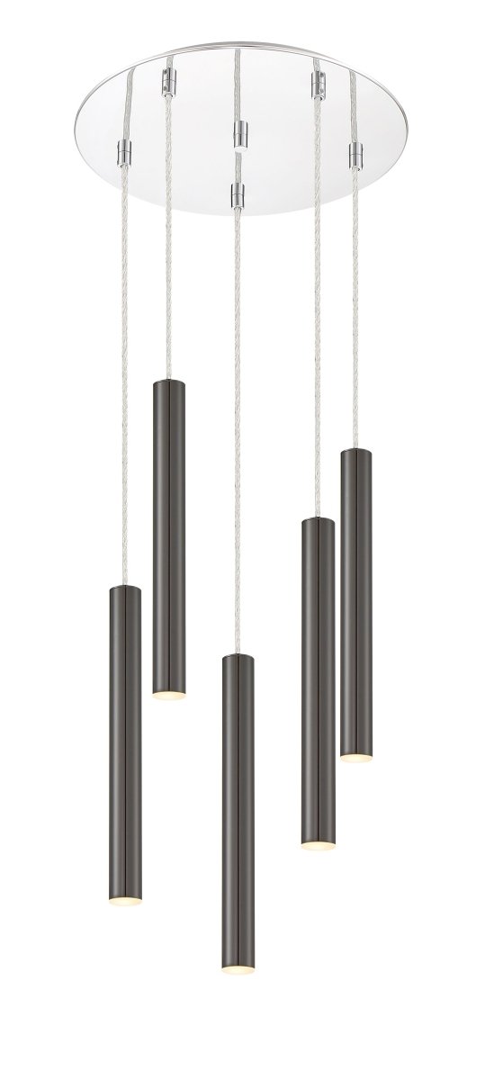 Suspension multiple 12" Forest - 7 Or moderne Or moderne by Z-Lite | Luminaires & cie