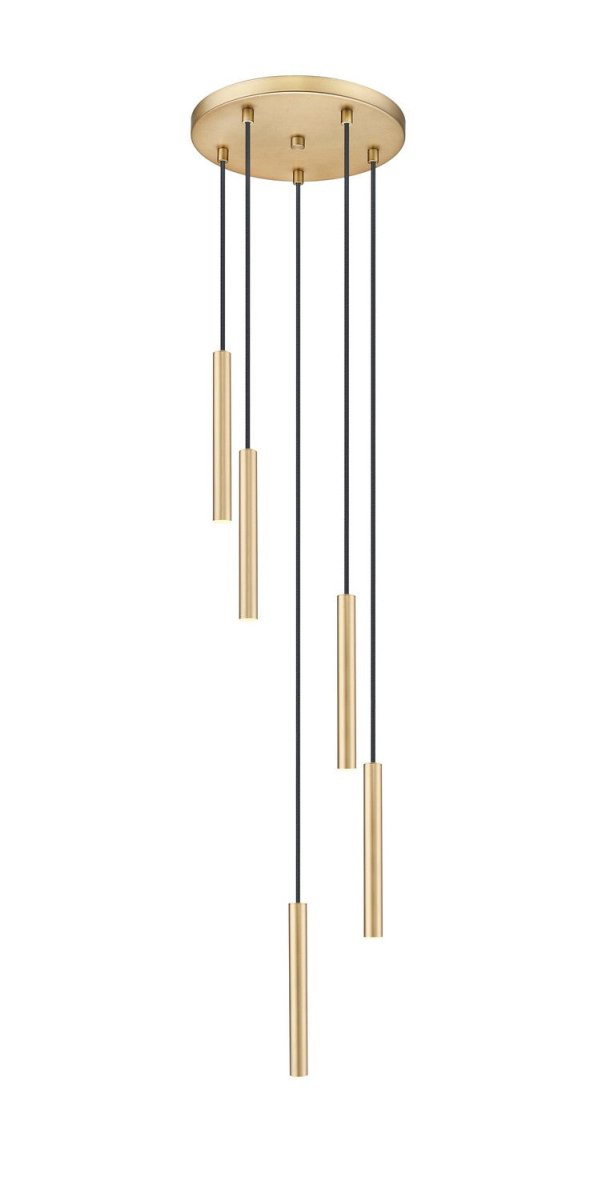 Suspension multiple 12" Forest - 7 Or moderne Or moderne by Z-Lite | Luminaires & cie