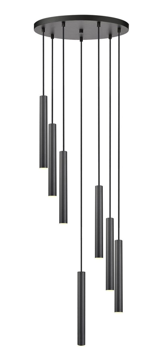 Suspension multiple 12" Forest - 7 Or moderne Or moderne by Z-Lite | Luminaires & cie