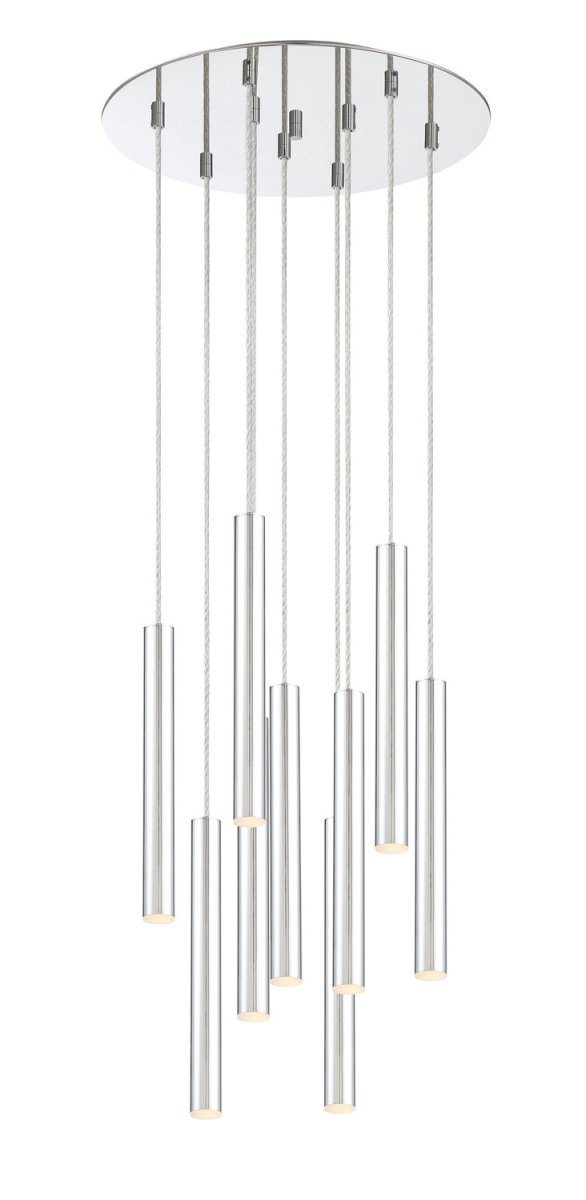 Suspension multiple 12" Forest - 7 Or moderne Or moderne by Z-Lite | Luminaires & cie