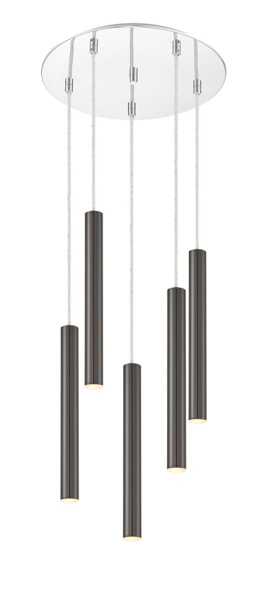 Suspension multiple 12" Forest - 7 Or moderne Or moderne by Z-Lite | Luminaires & cie