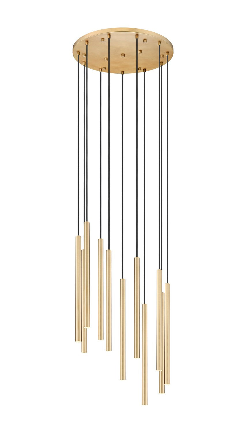Suspension multiple 24" Forest Or moderne, Or moderne, nombre ampoules 11 – vue 2