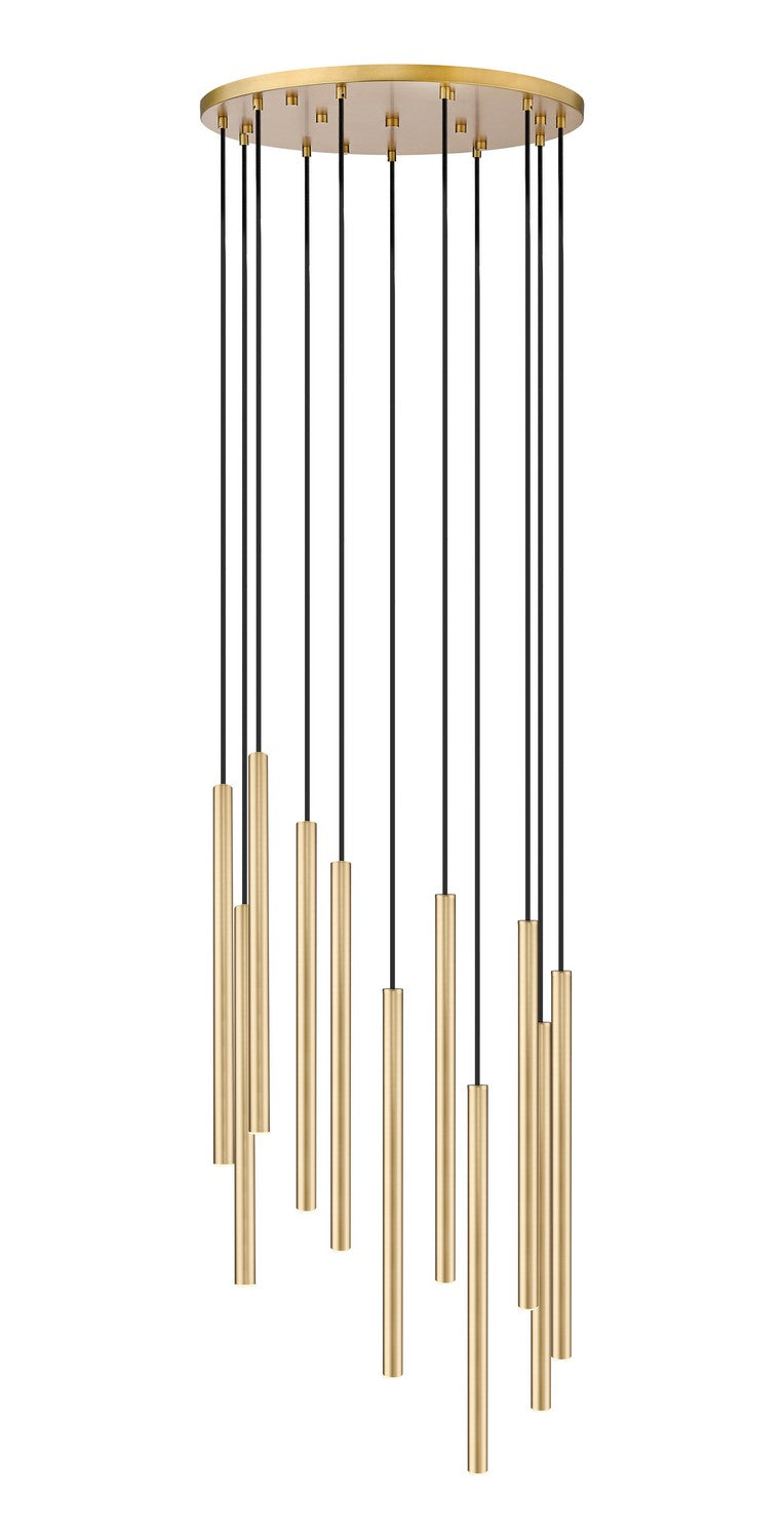 Suspension multiple 24" Forest Or moderne, Or moderne, nombre ampoules 11 – vue 3