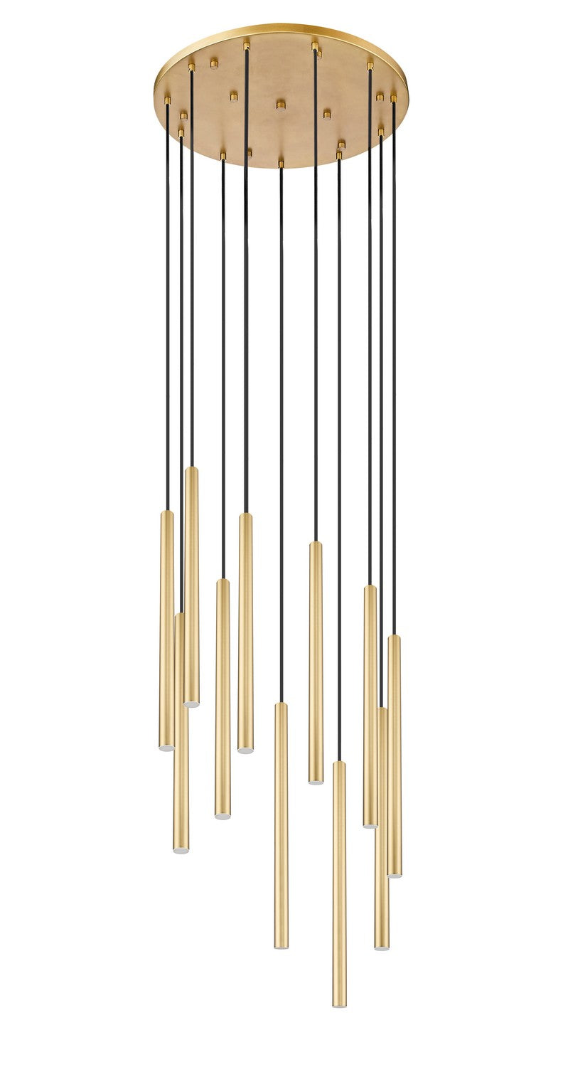 Suspension multiple 24" Forest Or moderne, Or moderne, nombre ampoules 11 – vue 4