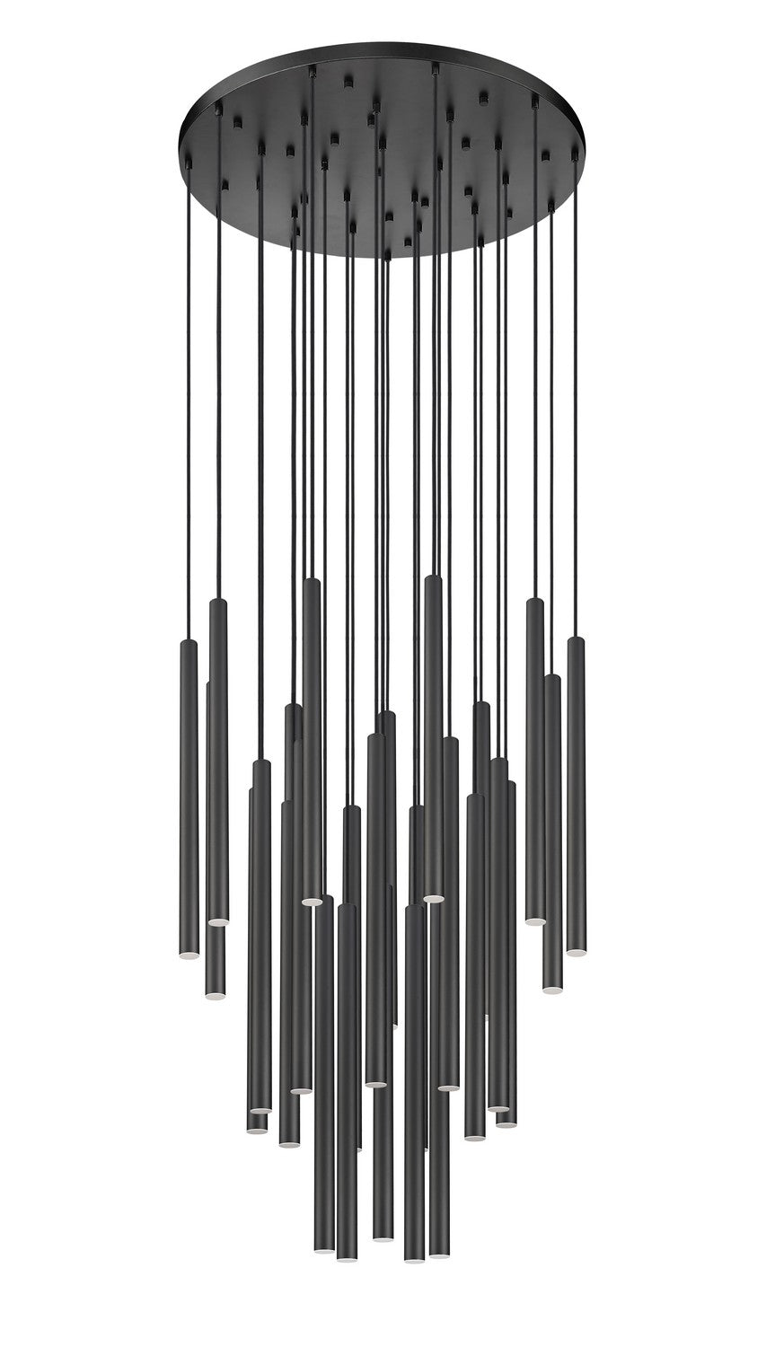 Suspension multiple 24" Forest Noir mat, Noir mat, nombre ampoules 27 – vue 4