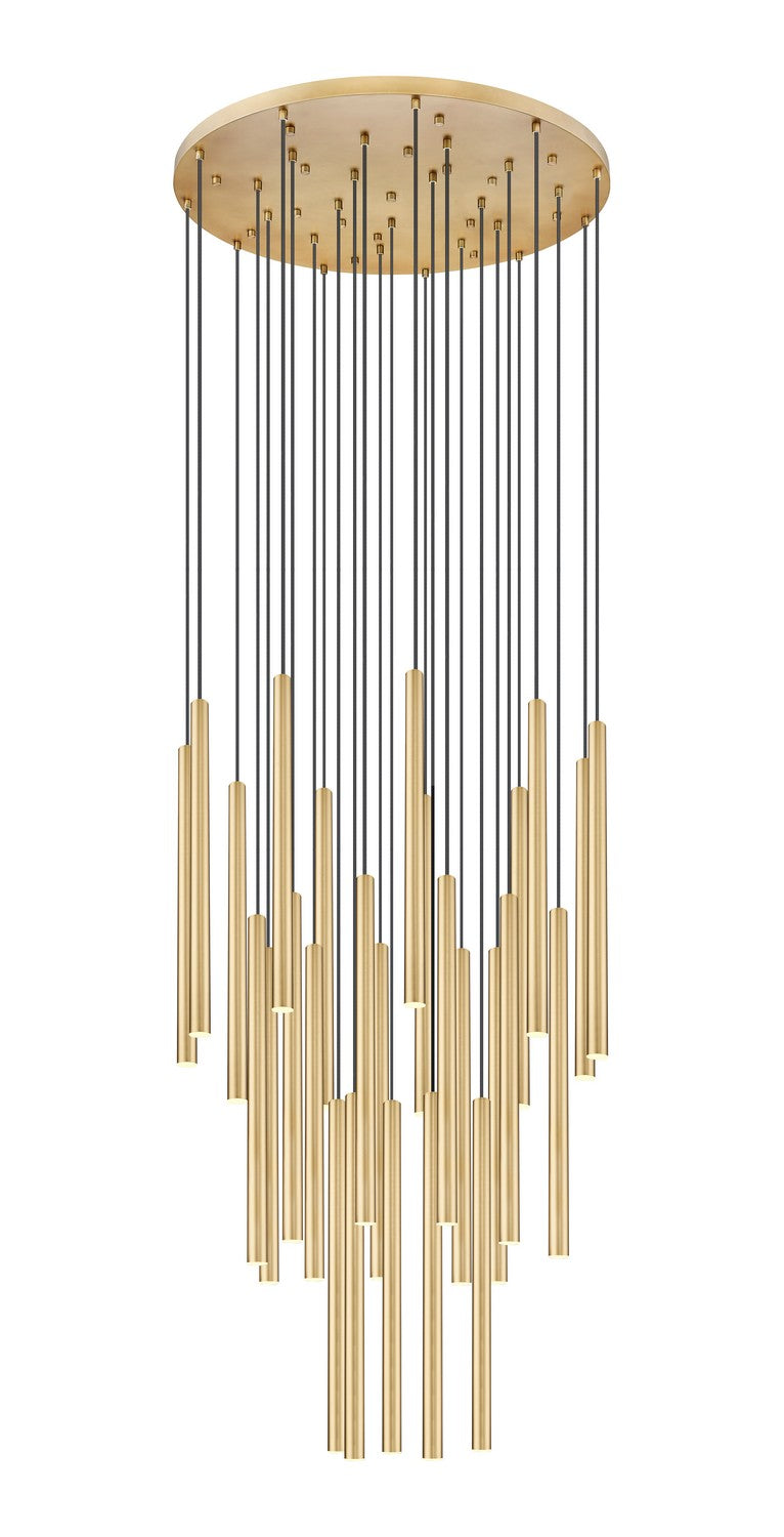 Suspension multiple 24" Forest Or moderne, Or moderne, nombre ampoules 27 – vue 2