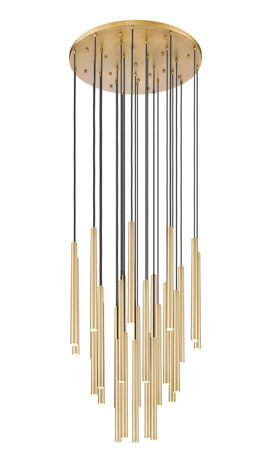 Suspension multiple 24" Forest Or moderne, Or moderne, nombre ampoules 27 – Z-Lite