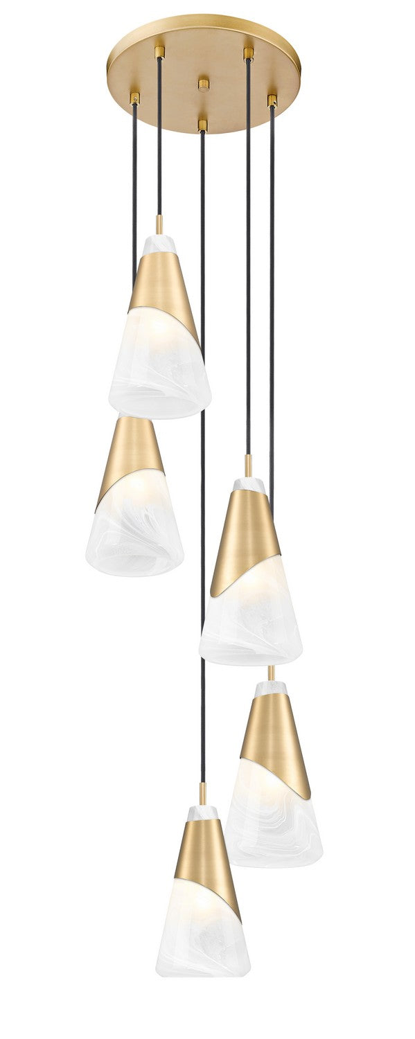 Suspension multiple Aimie Or moderne, 12", 13 1/4" – vue 2